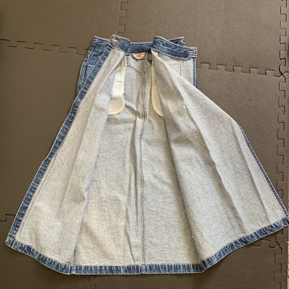 90s Vintage The Limited Denim Wrap Skirt, Sz 4/26, Like New - Picture 11 of 13
